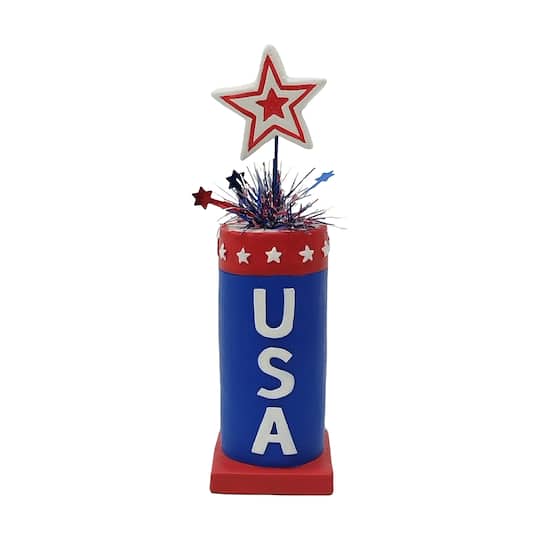 9" USA Firework Tabletop Décor by Celebrate It™